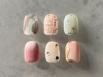 アンジェリカミッシェル 横須賀中央店の写真/自爪を削らないパラジェルで自爪から美しく。カラー変更OK。