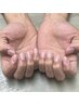 hand｜ ジェル　クリアネイル　¥4000→￥3600