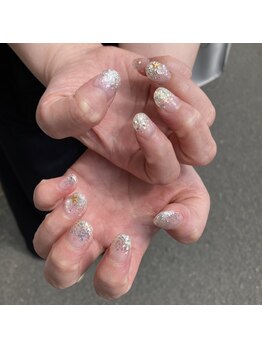 ネイルサロン エーナイン ザ ビッグ豊平店/持ち込みデザイン