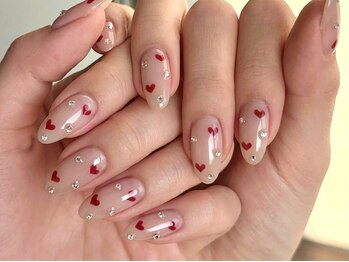 シーアンドビーネイル(C&B Nail)/シンプル/ハートネイル【渋谷】