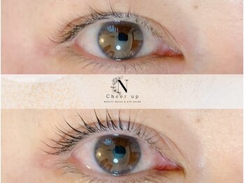 チアアップ 練馬(Cheer up)の写真/【キープ力が自慢◎】特許技術の《アイリッドアップパーマ》で、ぱっちりとした上向き美まつげを叶えます♪