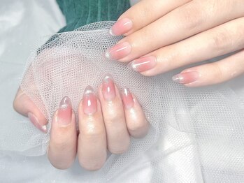 ヤシネイル(Yashi Nail)/チップ長さだし チークマグ