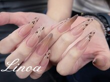リノア 池袋(Linoa)/ヒョウ柄ネイルト