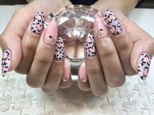 ダブルムーンビューティフル(DOUBLEmoonBeautiful)/ハートレオパード＆ピンク