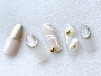 ターラ(Tara)/おしゃれニュアンス春ネイル