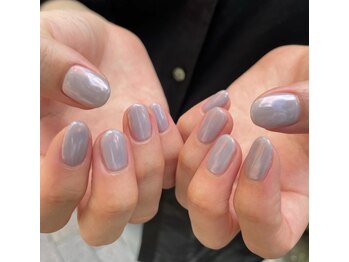 オーロラミラーネイル