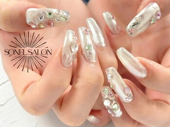 ソネルサロン 駒込店(SONEL SALON)/持ち込みデザイン☆ミラーY2K