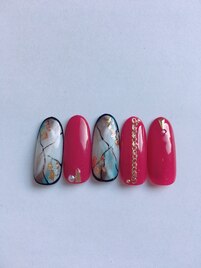 大理石ネイル
