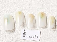 アイネイルズ 渋谷店(I nails)/ふんわりイエロー￥7300 [渋谷]