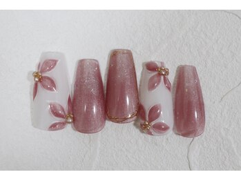 春・フラワーネイル