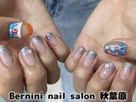 秋葉原ネイル/手描きネイル/銀座