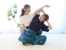 ふわっとリリィ(ふわっとLily)の雰囲気（お身体の硬さに合わせてストレッチもします）