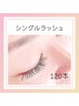 【最高級セーブル毛使用】シングルラッシュ120本　￥6,600