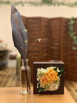 ボタニカルタイム/季節に合わせた装飾