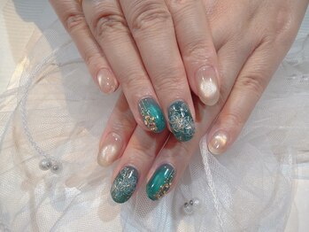 ティーズ ネイルマツエクサロン 品川本店(T's)の写真/【日常～イベント/ブライダル◎】お持ち込みデザイン¥9108～/ひび割れ&乾燥改善/清潔感Up！メンズケアも♪