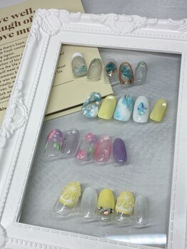 ネイルステーション アトレ川崎店(NAIL STATION)の写真/豊富なアートで自分だけの指先を演出☆シンプルで上品なデザインから個性派デザインまで幅広く対応◎