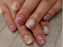 ウォーターワールド 大和店(WATER WORLD)/押し花ネイル