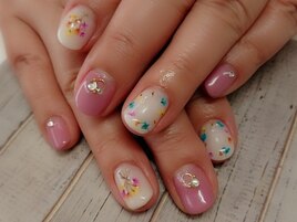押し花ネイル