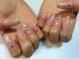 シルバーラメグラネイル