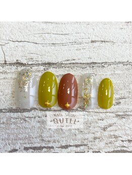 ネイルサロン クイル(QUILL)/9月ピスタチオ(2)