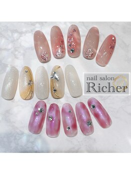 エスフィーネイルサロン リシェル(Esfy nailsalon Richer)/2024,3月 定額デザイン