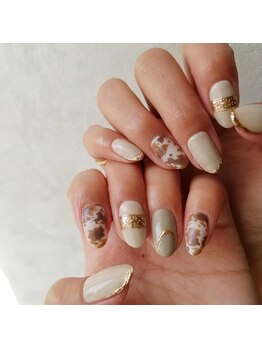 リアン 大宮(Rian)/カモフラ×ジュエリー/ホワイト