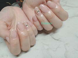 ネックレス風アート