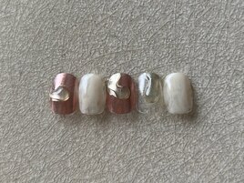 個性派ニュアンスネイル