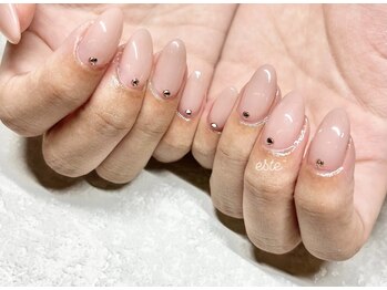 ラミュウ 国立(LA.MIU)/上品シンプルネイル ネイル 国立