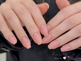 【パラジェル】春色ピンクネイル