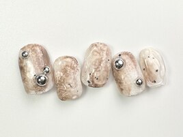 漆喰ニュアンスネイル