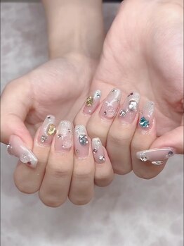 ティアラリュクス アートホテル鹿島セントラル店の写真/【☆新規オフ無料☆ オーダー持込デザイン￥12000】誰よりも季節を楽しむなら指先からトレンドをon!/神栖