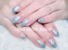 ポーズ 上野 御徒町(PAUSE)/夏の定番 ☆ 水面ネイル