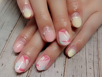 ウォーターワールド 大和店(WATER WORLD)/プッチ柄ネイル