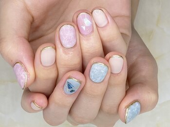 アッサンブレ(Assembler)/ちぐはぐマーブルネイル