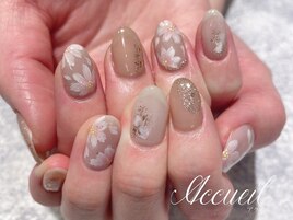 フラワーアートネイル