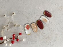 ファストネイル 京都烏丸店(FAST NAIL)/雪の結晶　フレンチ【11083】