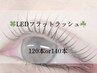 【LEDエクステ】フラットラッシュ120本¥9,300・140本¥9,800(土日祝+￥500） D