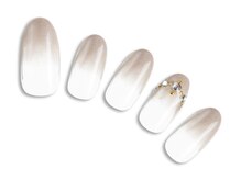 プラスネイル 北千住東口店(PLUS NAIL)/【353】カラグラ×ストーン¥6039