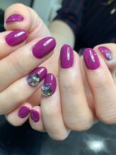 レディグリッター(Lady glitter)/パープル&ビジュー