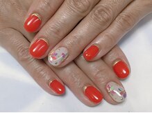 ネイルサロン ビューティーマジック 川口店/リーフホロネイル