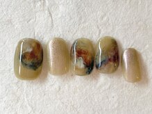 アイネイルズ 梅田店(I nails)/秋くすみカラーニュアンス￥7700