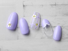 キャンアイドレッシー ヨコハマ元町店(Can I Dressy)/オフ込¥6600フラワーネイル