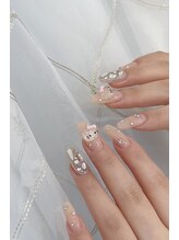 リアンド(Li&)/大人キティーちゃんネイル