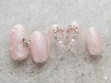 ラインストーンネイル