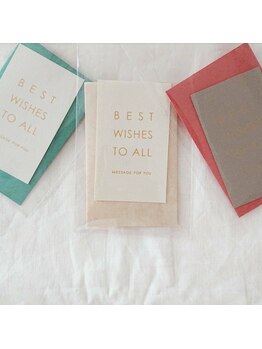 リラクゼーションサロン リッカ(Licca)/ギフトラッピング一例