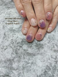 ぬりかけネイル