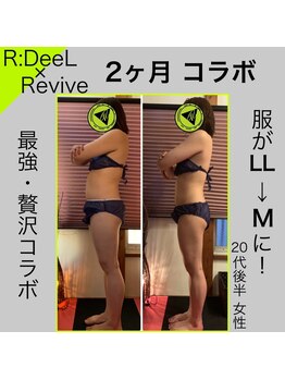 デール(R:DeeL)/服のサイズがLLからMになったよ