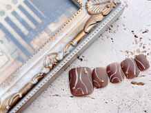 ネイルサロン&スクール ジーナ(GINA)/ブラウン×マット