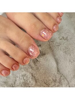 ソワネイル(SoiNail.)/foot onecolor
